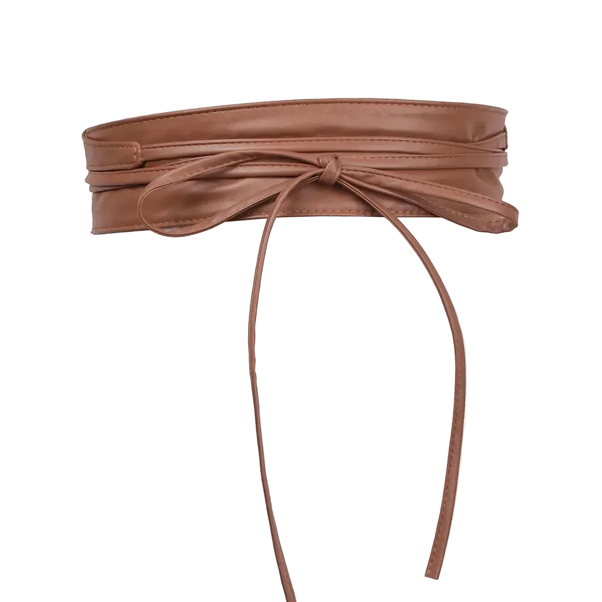 Ceinture Boho en Faux cuir pour femme style obi